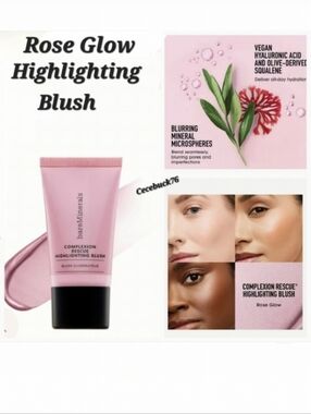 🌺BareMinerals Rose Glow Complexion Rescue Liquid Highlighting Blush